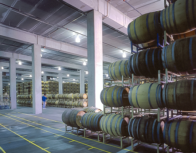 Kendall-Jackson, Cardinale Winery Barrel Building - Oakville, CA