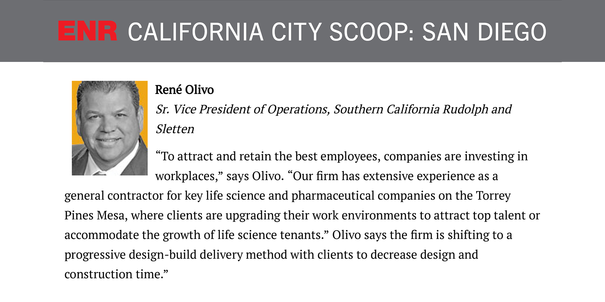 SVP Rene Olivo shares San Diego market insights