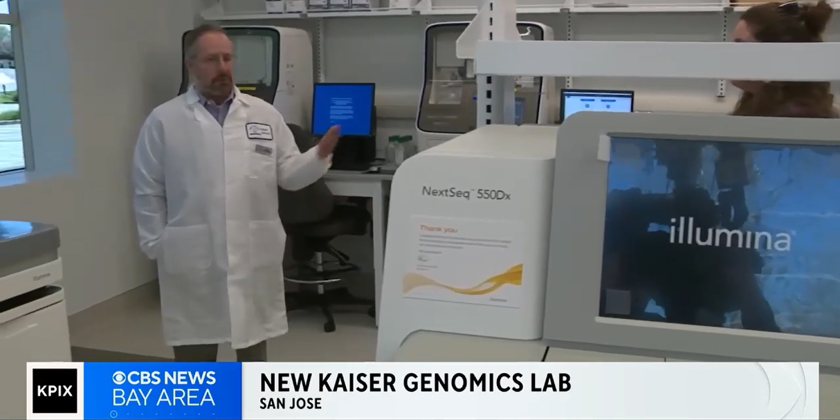 Opening of the Kaiser Permanente Northern California genomics laboratory